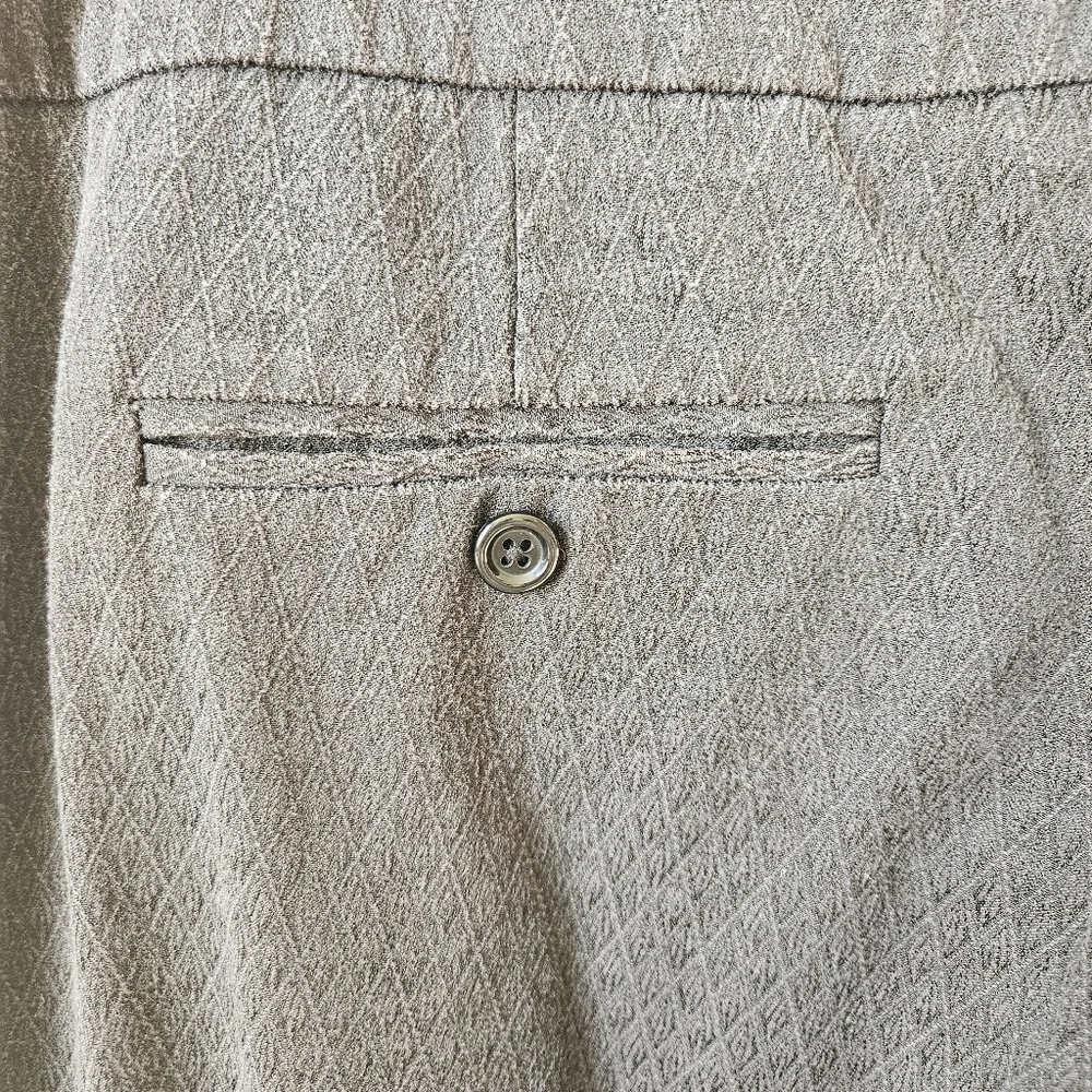 Diamond Pattern Textured Pants - Picture 5 of 6